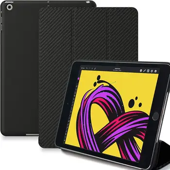 KHOMO iPad Mini 5 case (2019) ultra thin and light black Dual case with magnetic Smart Cover (various colors) 
KHOMO iPad Mini 5 case (2019) ultra thin and light black Dual case with magnetic Smart Cover (various colors)