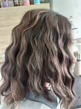 NNZES-peluca corta de onda Natural para mujeres negras, pelo corto sintético resistente al calor, color negro mezclado y marrón, 14 pulgadas