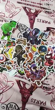 50 Uds de dibujos animados pegatinas Marvel bien los Vengadores etiqueta engomada impermeable equipaje Skateboard guitarra portátil pegatinas juguete de niño