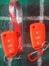 Funda de silicona para coche, funda de cobertura de mando a distancia, funda protectora para JAC S2, S3, S4, S5, S7, R3, llavero remoto plegable, accesorios para colgar