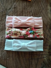 Diadema elástica con lazo anudado para el pelo, cinta para el pelo anudada, regalos para bebé, 3 uds., 2018