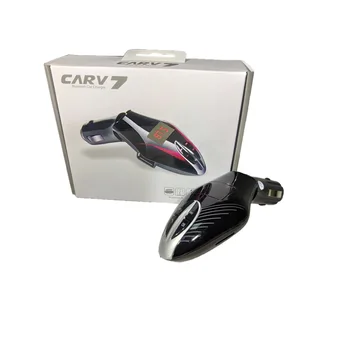 FM transmitter carv7, USB output, Bluetooth, remote control, MP3 player, SD/TF card, 3.5mm audio input
FM transmitter carv7, USB output, Bluetooth, remote control, MP3 player, SD/TF card, 3.5mm audio input