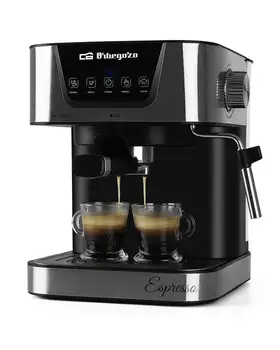 ESPRESSO coffee machine ORBEGOZO EX 6000 - 1050W - 20 BAR-removable 1.5L water tank-allows for coffee milled/monodose-VAPORI
ESPRESSO coffee machine ORBEGOZO EX 6000 - 1050W - 20 BAR-removable 1.5L water tank-allows for coffee milled/monodose-VAPORI