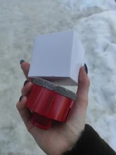 SHDIATOOL 1 pieza de brocas de perforación de diamante soldadas al vacío azulejo de porcelana M14 brocas de conexión mármol , piedra , sierra de masonryHole