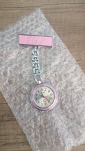 Reloj personalizado grabado con tu nombre, de acero inoxidable Pin de solapa, broche de bolsillo de alta calidad, Fob, reloj de enfermera