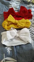 Diadema elástica con Orejas de conejo para niña, Set de 3 unidades, lazos estampados de flores, para niña turbante, accesorios para el cabello