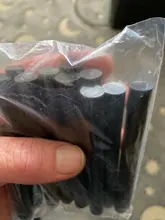 Barra de pegamento de fusión en caliente, adhesivo negro alto de 7-11mm, herramienta de reparación de juguetes artesanales