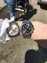 Nueva moda para hombre relojes superior de acero inoxidable de la marca de lujo de luminosa reloj hombres reloj con fecha automática reloj Masculino