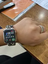 Correa estampada para Apple Watch, correa de silicona con flores para iWatch Series 6 se 5 4 3, pulsera de reloj de 38mm, 40mm, 42mm y 44mm