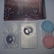 De contactos Cosplay Halloween de lentes de contacto anual púrpura lentes de contacto para los ojos contactos con contactos de Color