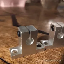 Bloques laterales de rodamiento lineal para impresora 3D, soportes de mesa XYZ CNC, SK8, SK10, SK12, SK16, SK20, SK25, SH8A, 8mm, 1 unidad