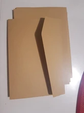 10 unids/lote en blanco sobre de papel Kraft para boda fiesta mensaje tarjeta postal bolsa de tarjetas rojo Retro sobres