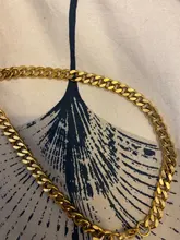 Cadena de eslabones cubanos estilo Hip Hop para hombre y mujer, gargantilla de acero inoxidable, Punk, 3mm/5mm/7mm