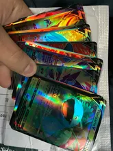 Juego de cartas de Pokemon para niños, cartas brillantes draufeu V VMAX GX de 140V, versión en francés e inglés