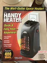 HiPiCok Fan Heater Electric Home Heaters Mini 220V Room Air Wall Handy Heater Ceramic