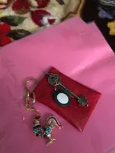 Lralra-cartera larga de cuero de moda para llave de bolsillo, llavero, monedero, pequeño, pequeño, para hombre y mujer