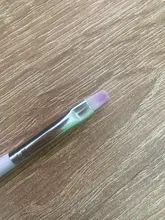 Pintura en Gel UV para manicura, lápiz para dibujar y esculpir uñas artísticas, lápiz para dibujar pétalos de media luna, mango corto, herramientas de manicura para salón DIY, 1 Uds.