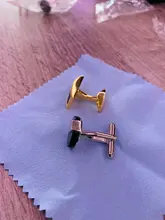 KFLK-gemelos de camisa para hombre, joyería negra, botón de alta calidad, redondos de lujo, invitados de boda