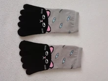 3-12 Y bebé niños niñas NIÑOS Calcetines de dibujos animados bebés niño Animal cinco calcetín con dedos calcetines del dedo del pie accesorios Calcetines