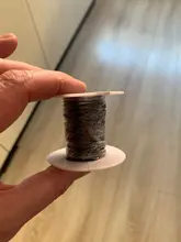 Cordón elástico redondo de 1mm para abalorios, hilo elástico de 7 m/bolsa, cuerda para collar, pulsera, suministro de joyería