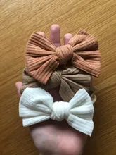 Warmom bebé niñas Bowknot diadema de nailon recién nacido elástica dulces sombreros de Color de pelo anillo niño niños pelo regalo de anillo