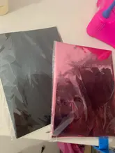 Papel de aluminio para estampado en caliente A4, dorado, plateado y rojo, transferencia de laminado en caliente, para impresora láser Elegance, papel para manualidades, 20x29cm, 50 Uds.