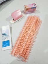 KW-trio-sujetadores de hojas sueltas de plástico, 30 agujeros, anillo de encuadernación, peines, 85 hojas de capacidad para Álbum de papel, cuaderno, bricolaje, 10 Uds.