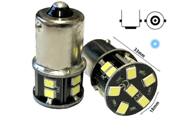 24V Led lamp BA15S G18 R5W cool white 16 Smd 2835 feet straight No Polarita 360 degree lifetime guaranteed
24V Led lamp BA15S G18 R5W cool white 16 Smd 2835 feet straight No Polarita 360 degree lifetime guaranteed