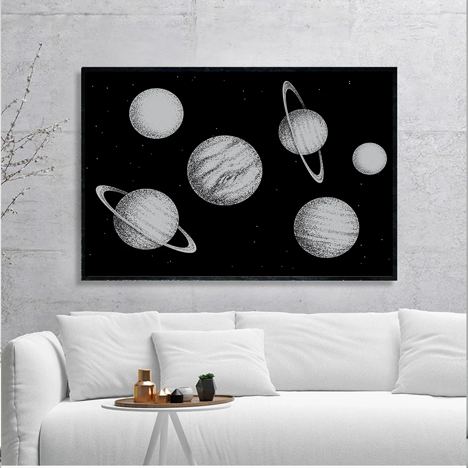 

Back To Home Mars Moon Earth Planet Spacecraft Art Canvas Painting Nordic Posters And Prints Wall Pictures For Living Room Decor