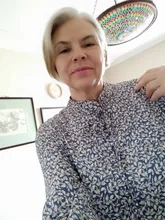 L-4XL de talla grande para mujer, vestido de gasa Floral azul, manga larga coreana, cintura elástica, holgado, con volantes, Midi, primavera 2021