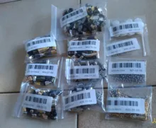 Lote de 100-200 Uds. De alfileres dorados y metálicos de rodio, accesorios para joyería, accesorios para manualidades DIY, 16, 20, 25, 30, 35, 40 y 45 mm