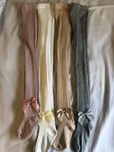 2 unids/lote 0-10 AÑOS NIÑOS primavera otoño medias de algodón bebé invierno Bowknot niñas medias infantil para niños de Collant medias