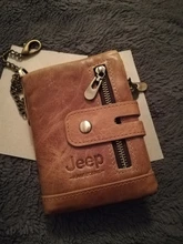 Vallet-cartera de piel auténtica para hombre, monedero pequeño, tarjetero, portatarjetas, portafolio, Portomonee, nuevo