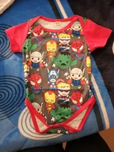 Body de moda para bebés recién nacidos, mono con estampado de dibujos animados de superhéroes, trajes de algodón, ropa de verano, 2019