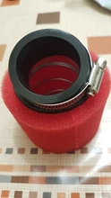 Esponja para filtro de aire, limpiador para Scooter, Dirt Pit Bike, motocicleta, Kayo BSE, color rojo, 32mm, 35mm, 38mm, 42mm, 45mm, 48mm