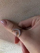 IPARAM nuevo diseño CZ estrella de circón anillo de 2020 declaración de moda oro plata encanto de Color señora chica anillo de la joyería