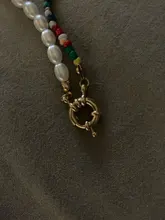 Pulseras coloridas cuentas de semillas para mujer, brazaletes bohemios de perlas ovaladas, joyería de playa, regalos de fiesta, L181