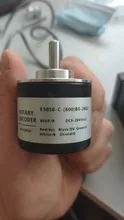 Codificador rotatorio Incremental 5-24V DC E38 S6 Encoder 360/400/600 P/R fotoeléctrico rotatorio Incremental AB dos fases del eje 6mm