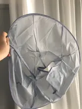 Capa de corte de cabello con forma de paraguas, accesorio creativo de peluquería DIY, delantal protector para estilistas, ideal para corte de pelo en el hogar con limpieza
