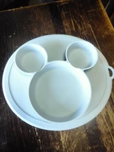 Platos tipo tazón alimentación de bebé, plato de silicona integrado para niños, platos de Silicagel para bebés