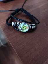 Pulsera trenzada de varias capas para niños, brazalete de cuero trenzado, con diseño de estrella de juguete