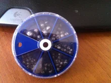 Juego de plomo de mordedura abierta, plomo de hundimiento, plomos de pesca de caída, redondos, plomada, aparejos de pesca auxiliares, 205 Uds./106 Uds.