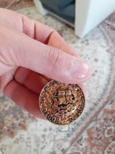 Collar con colgante de monedas de oro y calavera para hombre, cadena de cuerda de cuero, 4 unidades