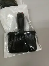 Brochas de barbero para pelo profesional, cepillo negro suave para pelo, cepillo de barba, herramienta de estilismo de peluquería