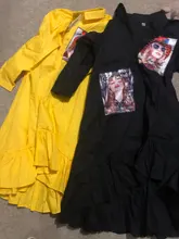 Shirt Dresses Beading Vestidos Long-Sleeve Print Yellow Autumn Fashion Plus-Size Casual