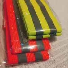 2 uds. De bandas reflectantes intermitente de seguridad, brazalete que brilla en la oscuridad, para correr de noche, caminar, andar, ciclismo, correr