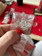 Juego de anillos de 20 piezas con cierre de garra de langosta, anillo dividido, cuentas de gancho para hacer manualidades, collar de resorte, Conector de cadenas a presión