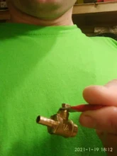 Connector-Joint Adapter Pipe-Fitting Coupler Ball-Valve Hose Barb Thread Copper Male