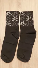 Calcetines de nailon transpirables para ciclismo, calcetines deportivos de secado rápido para hombre y mujer, calcetines de fútbol y baloncesto, S26