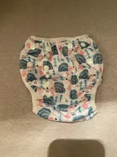 Goodbum-bonito erizo Unisex, pantalones para piscina ajustables e impermeables de talla única, lavables y reutilizables para bebé y Niña